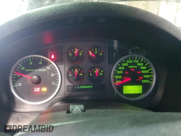 2005 Ford F-150 XLT with VIN 1FTPX04575KE27445, listed as a Copart auction lot 83403874 with 135,951 mi miles and Clean title. Bid and sale history available at DreamBid. Image 9.