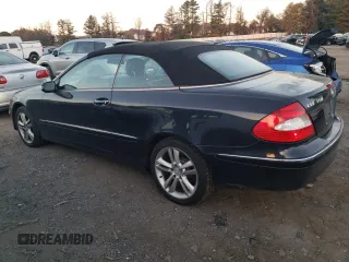 2008 Mercedes-Benz CLK 350 with VIN WDBTK56F78F243702, listed as a Copart auction lot 75625804 with 130,524 mi miles and Salvage Title. Bid and sale history available at DreamBid. Image 2.