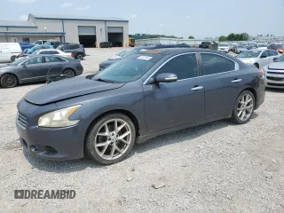 2010 Nissan Maxima SV with VIN 1N4AA5AP6AC829106, listed as a Copart auction lot 60523985 with 214,492 mi miles and Salvage title. Bid and sale history available at DreamBid. Image 1.