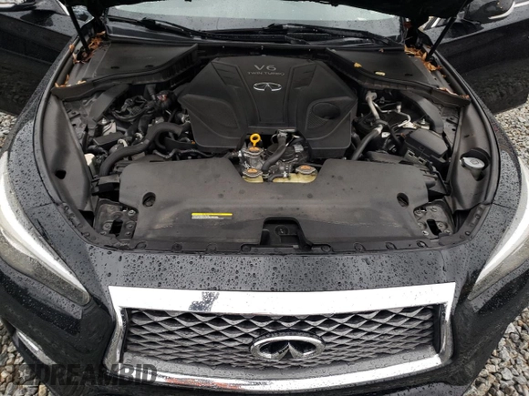 2020 Infiniti Q50 3.0t SPORT with VIN JN1EV7AP7LM201826, listed as a Copart auction lot 81064314 with 95,036 mi miles and Salvage Title. Bid and sale history available at carsss.com. Image 13.