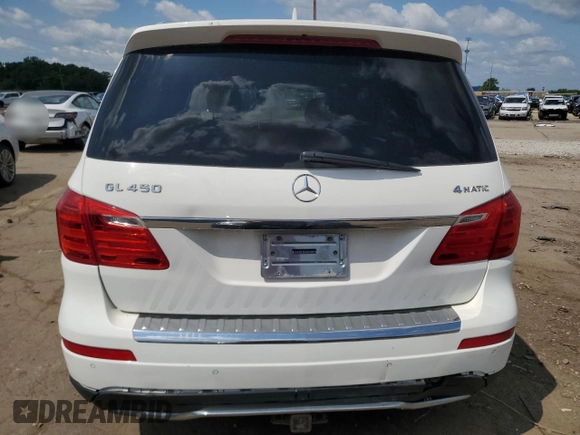2014 Mercedes-Benz GL 450 with VIN 4JGDF7CE6EA280570, listed as a Copart auction lot 60509805 with 187,640 mi miles and Clean title. Bid and sale history available at DreamBid. Image 6.
