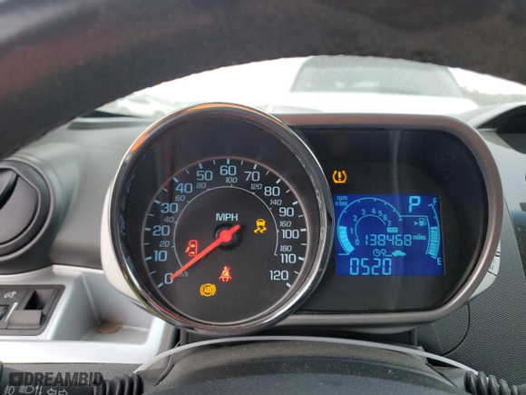 2015 Chevrolet Spark LT with VIN KL8CF6S90FC710087, listed as a Copart auction lot 77958174 with 138,468 mi miles and Salvage Title. Bid and sale history available at carsss.com. Image 9.
