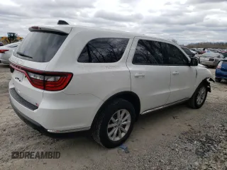 2020 Dodge Durango Pursuit with VIN 1C4RDJFG3LC286998, listed as a Copart auction lot 51589835 with 32,927 mi miles and Salvage title. Bid and sale history available at DreamBid. Image 3.