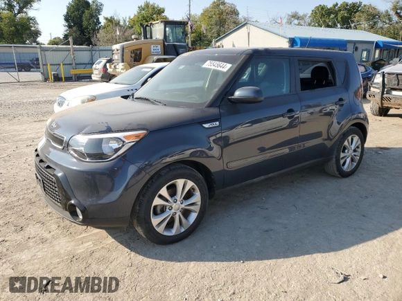 2016 Kia Soul + with VIN KNDJP3A55G7369904, listed as a Copart auction lot 75545644 with 58,224 mi miles and Salvage Title. Bid and sale history available at carsss.com. Image 1.