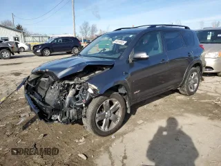 2011 Toyota RAV4 Sport with VIN JTMRK4DV4B5098843, listed as a Copart auction lot 44818005 with 113,445 mi miles and Salvage Title. Bid and sale history available at carsss.com. Image 1.