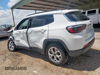 2025 Jeep Compass Latitude with VIN 3C4NJDBN5ST524494, listed as a Copart auction lot 65656135 with 17,791 mi miles and Clean title. Bid and sale history available at DreamBid. Image 2.
