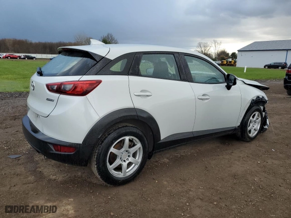 2019 Mazda CX-3 Sport with VIN JM1DKDB70K0443216, listed as a Copart auction lot 53196625 with 76,357 mi miles and Salvage Title. Bid and sale history available at carsss.com. Image 3.