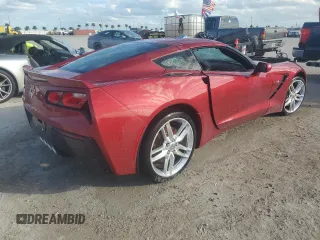 2015 Chevrolet Corvette Z51 2LT z VIN 1G1YJ2D79F5109676, wystawiony jako Copart lot #75952144 z przebiegiem Nie podano mil oraz Szkoda całkowita • Salvage title. Historia ofert i sprzedaży dostępna na DreamBid. Obrazek 3.