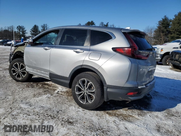 2021 Honda CR-V EX-L with VIN 5J6RW2H89ML003313, listed as a Copart auction lot 89165525 with 0 mi miles and Salvage Title. Bid and sale history available at carsss.com. Image 2.