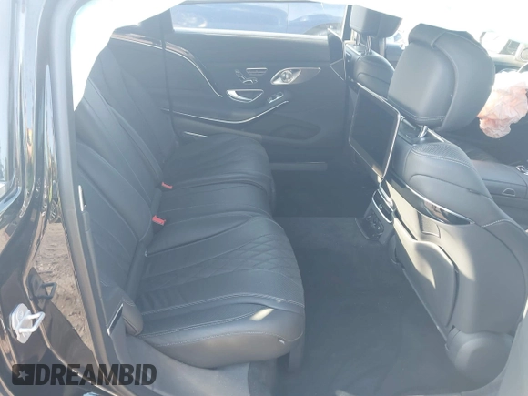 2018 Mercedes-Benz S 560 Maybach with VIN WDDUX8GB8JA350500, listed as a IAAI auction lot 41935111 with 92,181 mi miles and . Bid and sale history available at DreamBid. Image 8.