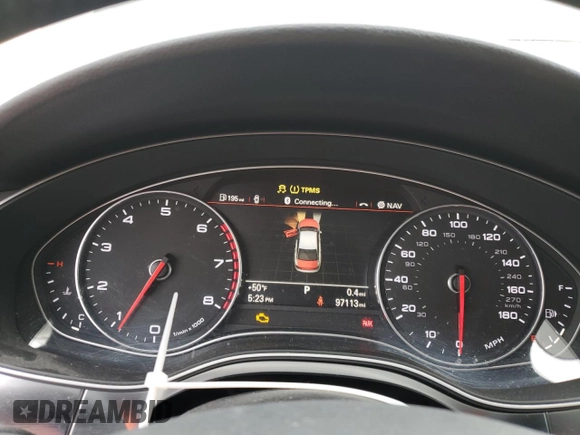 2013 Audi A6 2.0T Premium Plus with VIN WAUGFAFC1DN055728, listed as a Copart auction lot 51022255 with 97,113 mi miles and Salvage Title. Bid and sale history available at carsss.com. Image 9.