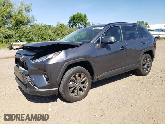 2023 Toyota RAV4 Hybrid XLE Premium с VIN JTMB6RFV0PD084497, выставлен на аукционе Copart как лот 64655015 с пробегом 23 481 миль миль и Списание • Salvage title. История ставок и продаж доступна на DreamBid. Изображение 1.