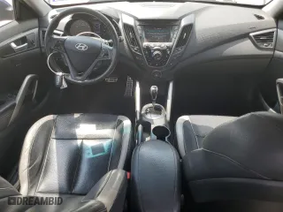 2013 Hyundai Veloster Turbo w/Black Int with VIN KMHTC6AE3DU084133, listed as a Copart auction lot 51455745 with 191,469 mi miles and Salvage Title. Bid and sale history available at carsss.com. Image 8.