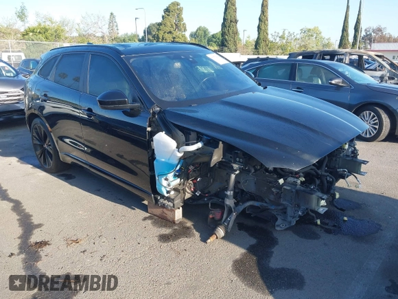 2018 Jaguar F-Pace S with VIN SADCM2FVXJA899997, listed as a IAAI auction lot 41975464 with 62,763 mi miles and . Bid and sale history available at DreamBid. Image 1.