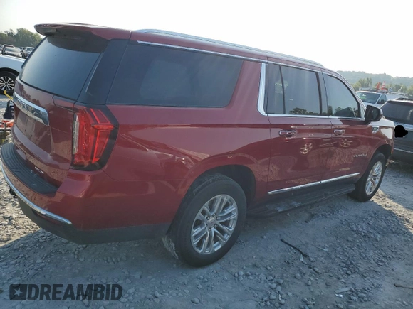2023 GMC Yukon XL SLT with VIN 1GKS2GKD6PR131617, listed as a Copart auction lot 68797564 with Not Provided miles and Salvage Title. Bid and sale history available at carsss.com. Image 3.