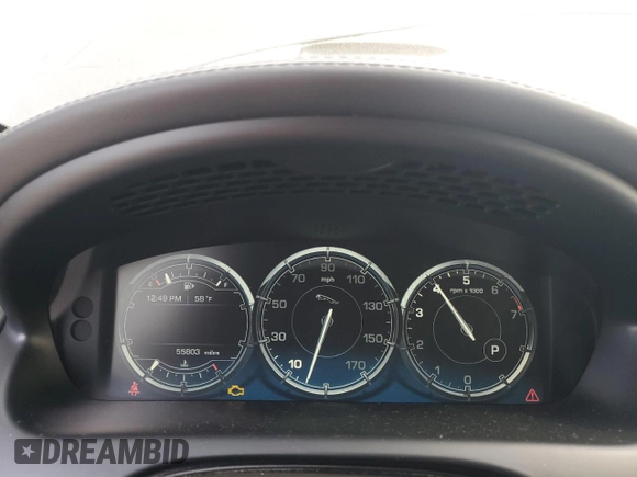 2015 Jaguar XJ with VIN SAJWA2GZ4F8V86379, listed as a Copart auction lot 42624615 with 55,803 mi miles and Salvage Title. Bid and sale history available at carsss.com. Image 9.