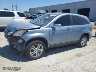 2011 Honda CR-V EX-L with VIN 5J6RE3H74BL025801, listed as a Copart auction lot 53248445 with 156,919 mi miles and Non Repairable. Bid and sale history available at carsss.com. Image 1.