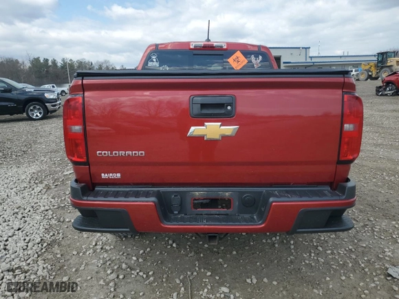 2016 Chevrolet Colorado 4WD Z71 with VIN 1GCGTDE37G1170327, listed as a Copart auction lot 52643415 with 108,092 mi miles and Non Repairable. Bid and sale history available at carsss.com. Image 6.