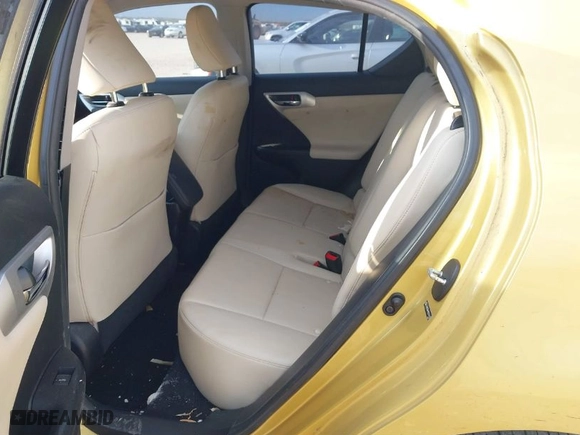 2011 Lexus CT 200h with VIN JTHKD5BH9B2014143, listed as a IAAI auction lot 41002088 with 203,710 mi miles. Bid and sale history available at carsss.com. Image 8.