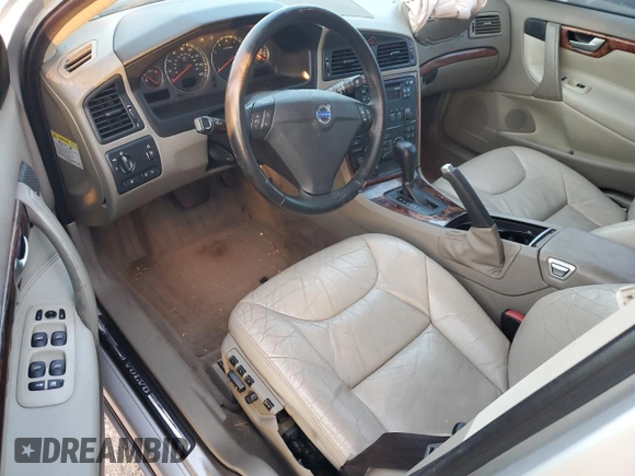 2005 Volvo S60 with VIN YV1RS592252476694, listed as a Copart auction lot 41728645 with 0 mi miles and Salvage Title. Bid and sale history available at carsss.com. Image 8.