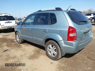 2006 Hyundai Tucson GLS with VIN KM8JN12D76U370922, listed as a IAAI auction lot 41800574 with 133,247 mi miles. Bid and sale history available at carsss.com. Image 3.