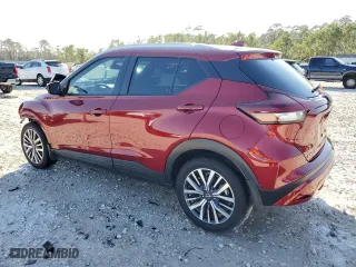2022 Nissan Kicks SV with VIN 3N1CP5CV2NL511638, listed as a Copart auction lot 46876245 with 47,070 mi miles and Salvage Title. Bid and sale history available at carsss.com. Image 2.