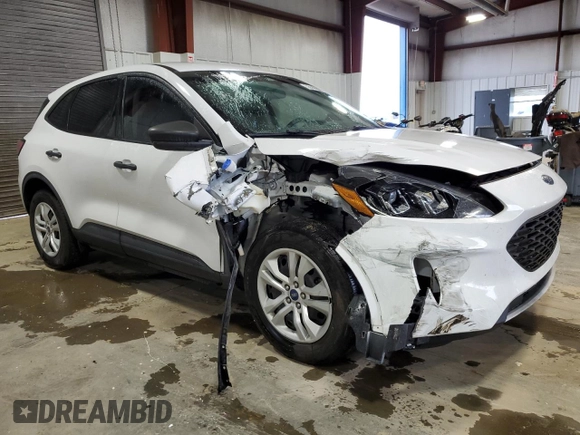 2020 Ford Escape S with VIN 1FMCU0F69LUA06045, listed as a Copart auction lot 58443655 with 48,881 mi miles and Salvage title. Bid and sale history available at DreamBid. Image 4.