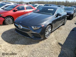 2021 Mercedes-Benz CLS with VIN W1K2J5JB9MA094775, listed as a Copart auction lot 43806573 with 15,375 mi miles. Bid and sale history available at carsss.com. Image 1.