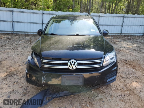 2017 Volkswagen Tiguan Wolfsburg Edition with VIN WVGSV7AX9HK019107, listed as a Copart auction lot 52218085 with 65,727 mi miles and Salvage title. Bid and sale history available at DreamBid. Image 5.