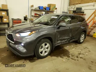 2020 Toyota Highlander LE with VIN 5TDBZRBH5LS005069, listed as a Copart auction lot 38469033 with 25,589 mi miles and . Bid and sale history available at DreamBid. Image 1.