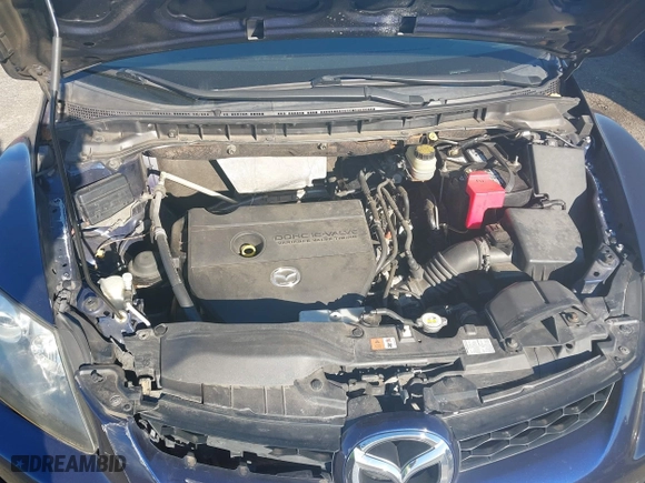 2010 Mazda CX-7 SV with VIN JM3ER2W57A0345450, listed as a IAAI auction lot 41667219 with 166,860 mi miles. Bid and sale history available at carsss.com. Image 10.