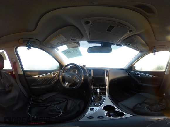 2017 Infiniti Q50 3.0t Premium with VIN JN1EV7AR1HM840809, listed as a IAAI auction lot 40866899 with 106,716 mi miles. Bid and sale history available at carsss.com. Image 18.