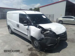 2020 Ram ProMaster City Cargo Van Tradesman with VIN ZFBHRFAB4L6R97116, listed as a IAAI auction lot 36772428 with 3,386 mi miles. Bid and sale history available at carsss.com. Image 1.