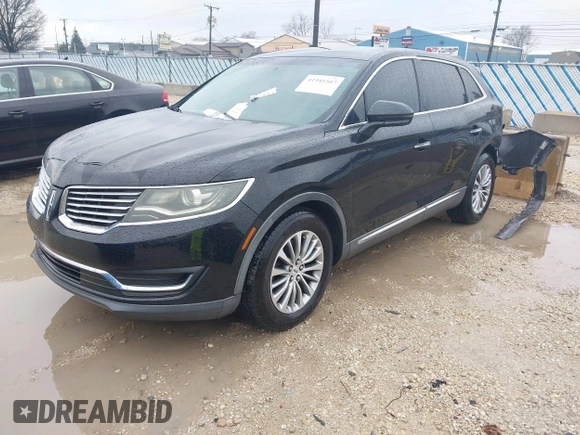 2016 Lincoln MKX Select with VIN 2LMTJ6KRXGBL50561, listed as a IAAI auction lot 41941507 with 81,230 mi miles. Bid and sale history available at carsss.com. Image 2.