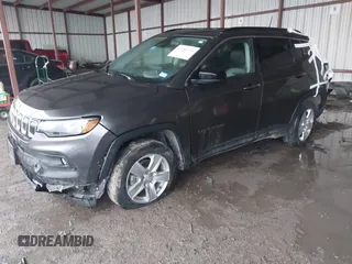 2022 Jeep Compass Latitude with VIN 3C4NJDBB1NT223599, listed as a IAAI auction lot 42181714 with 52,071 mi miles and . Bid and sale history available at DreamBid. Image 17.