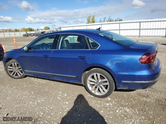 2017 Volkswagen Passat 1.8T SEL Premium with VIN 1VWCT7A37HC077459, listed as a Copart auction lot 76312324 with 0 mi miles and Clean Title. Bid and sale history available at carsss.com. Image 2.