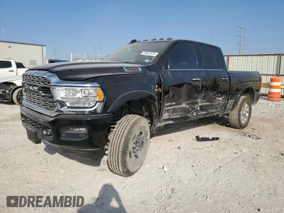 2022 Ram 2500 Limited with VIN 3C6UR5SLXNG418460, listed as a Copart auction lot 75847674 with 45,499 mi miles and Salvage title. Bid and sale history available at DreamBid. Image 1.