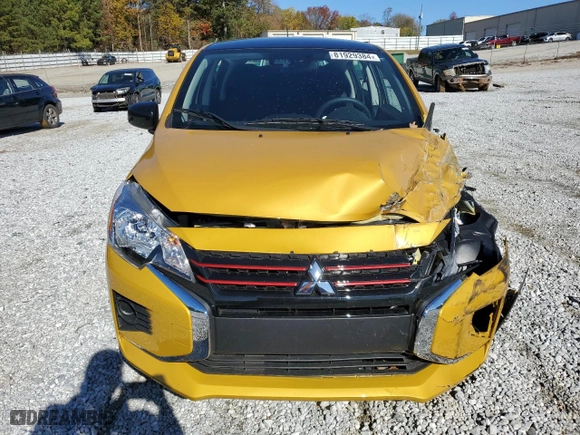 2024 Mitsubishi Mirage Black Edition with VIN ML32AWHJ5RH004553, listed as a Copart auction lot 81929384 with 5,816 mi miles and Salvage Title. Bid and sale history available at carsss.com. Image 5.
