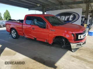 2018 Ford F-150 XL with VIN 1FTEX1CP8JKF82029, listed as a Copart auction lot 55521375 with 90,475 mi miles and Salvage title. Bid and sale history available at DreamBid. Image 4.