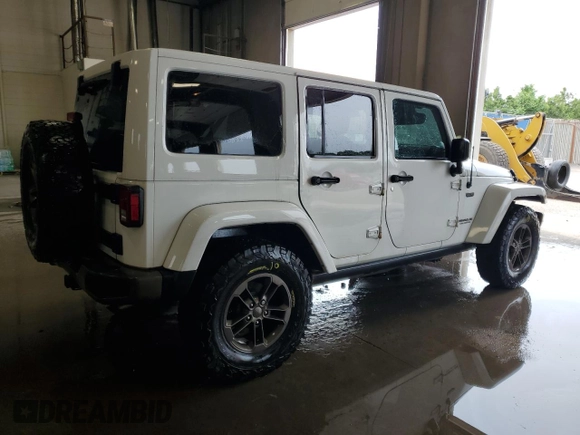 2017 Jeep Wrangler Unlimited 75th Anniversary с VIN 1C4BJWEG9HL532582, выставлен на аукционе Copart как лот 61303505 с пробегом 140 467 миль миль и Списание • Salvage title. История ставок и продаж доступна на DreamBid. Изображение 3.