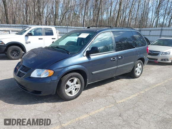 2007 Dodge Caravan SXT with VIN 1D4GP45R07B161443, listed as a IAAI auction lot 41829566 with 83,810 mi miles and . Bid and sale history available at carsss.com. Image 2.