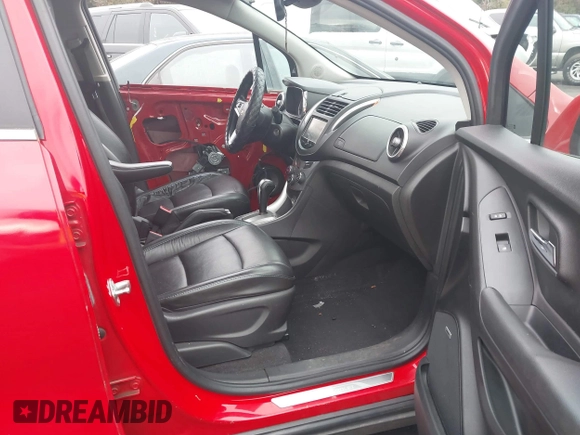 2015 Chevrolet Trax LTZ with VIN 3GNCJTSB4FL238317, listed as a IAAI auction lot 41354507 with 123,954 mi miles. Bid and sale history available at carsss.com. Image 5.