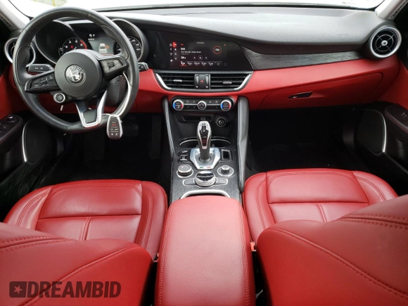2020 Alfa Romeo Giulia with VIN ZARFANANXL7625330, listed as a Copart auction lot 49191163 with 35,507 mi miles. Bid and sale history available at carsss.com. Image 8.