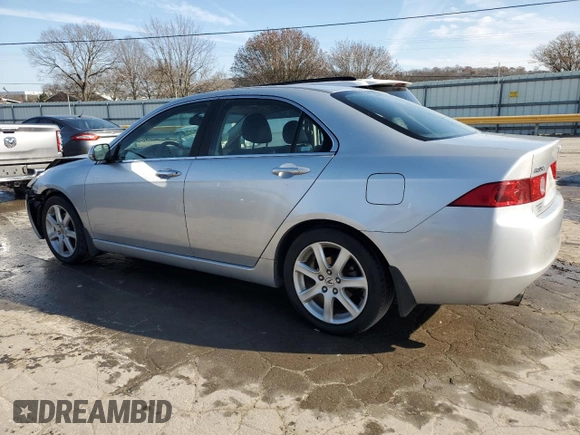 2004 Acura TSX with VIN JH4CL95874C020143, listed as a Copart auction lot 83622394 with 133,539 mi miles and Salvage title. Bid and sale history available at DreamBid. Image 2.