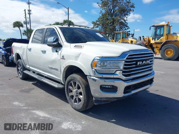 2020 Ram 2500 Longhorn with VIN 3C6UR5GL6LG230556, listed as a IAAI auction lot 38787704 with Not provided miles and . Bid and sale history available at DreamBid. Image 1.