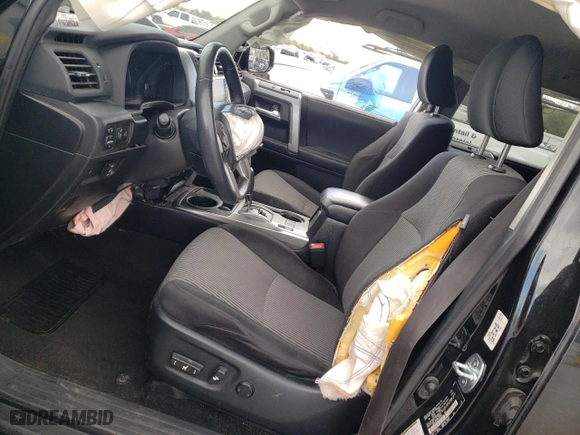 2021 Toyota 4Runner SR5 with VIN JTEEU5JR7M5247640, listed as a Copart auction lot 76737194 with 81,958 mi miles and Salvage Title. Bid and sale history available at carsss.com. Image 7.