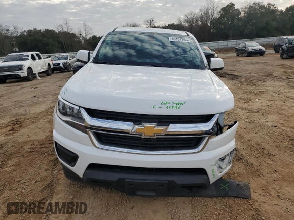 2020 Chevrolet Colorado 2WD Work Truck z VIN 1GCGSBEN5L1183967, wystawiony jako Copart lot #45101765 z przebiegiem 56 828 mil mil oraz Szkoda całkowita • Salvage title. Historia ofert i sprzedaży dostępna na DreamBid. Obrazek 5.