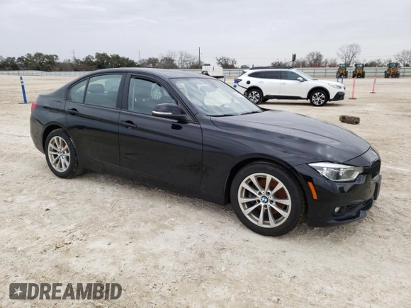 2018 BMW 3 Series 320i with VIN WBA8E1G53JNU93251, listed as a Copart auction lot 44211855 with 51,692 mi miles and Salvage Title. Bid and sale history available at carsss.com. Image 4.