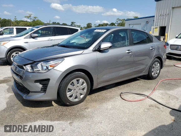 2023 Kia Rio LX with VIN 3KPA24AD3PE592664, listed as a Copart auction lot 50747625 with 8,014 mi miles and Salvage Title. Bid and sale history available at DreamBid. Image 1.