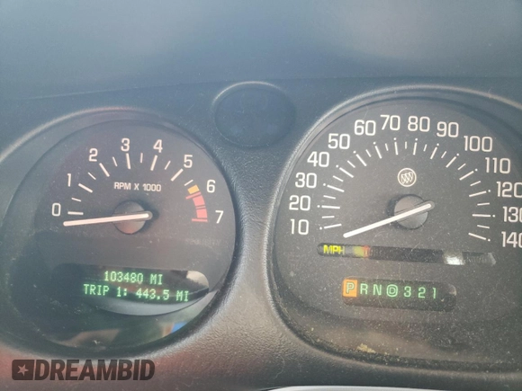 2005 Buick LeSabre Limited with VIN 1G4HR54K45U132255, listed as a Copart auction lot 51228245 with 103,480 mi miles and Salvage Title. Bid and sale history available at DreamBid. Image 9.